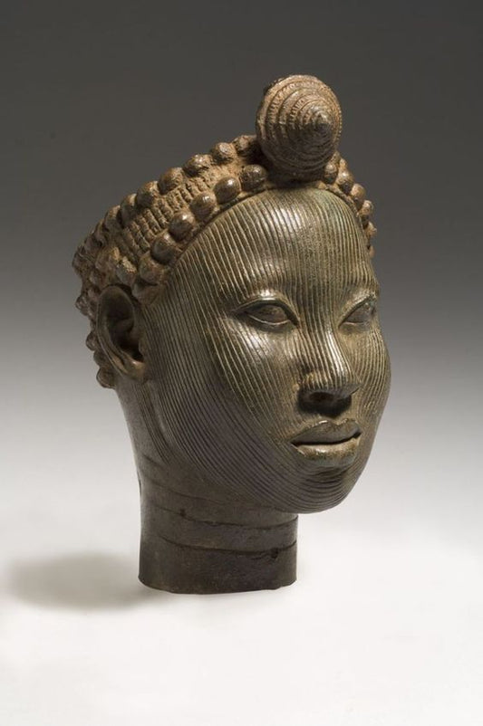 La cultura Edo. Bustos de Bronce de Nigeria y Mali.